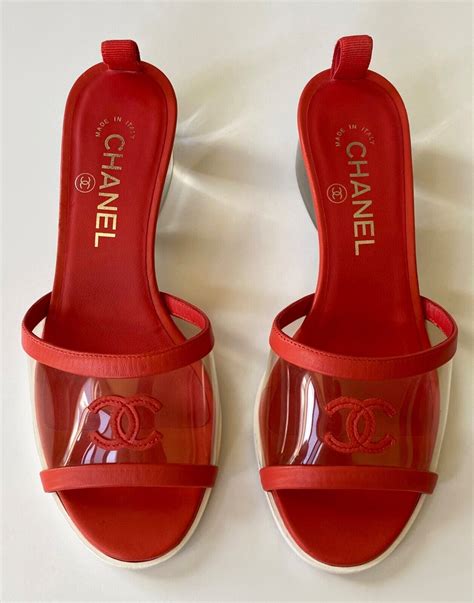 clear chanel slides|chanel slides cheap.